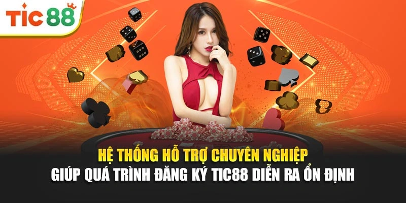 Hệ thống hỗ trợ chuyên nghiệp giúp quá trình đăng ký Tic88 diễn ra ổn định